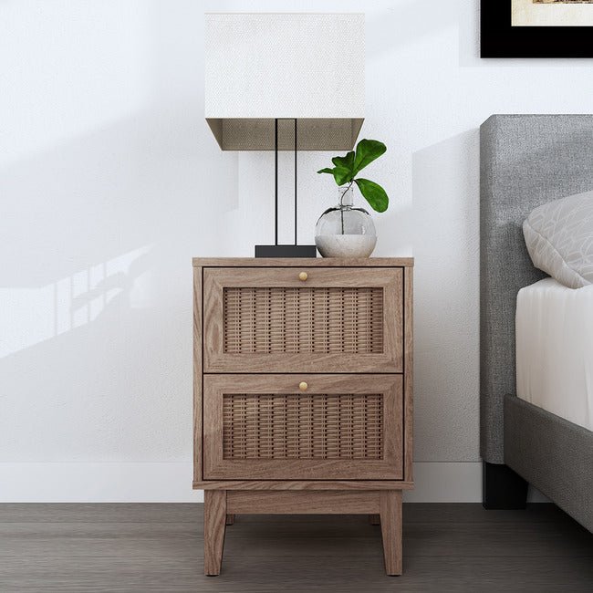 Bordeaux 2 Drawer Bedside Cabinet - LPD