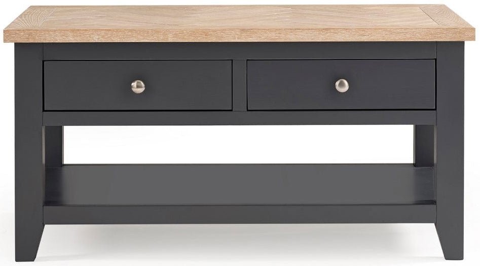Bordeaux 2 Drawer Coffee Table - Julian Bowen