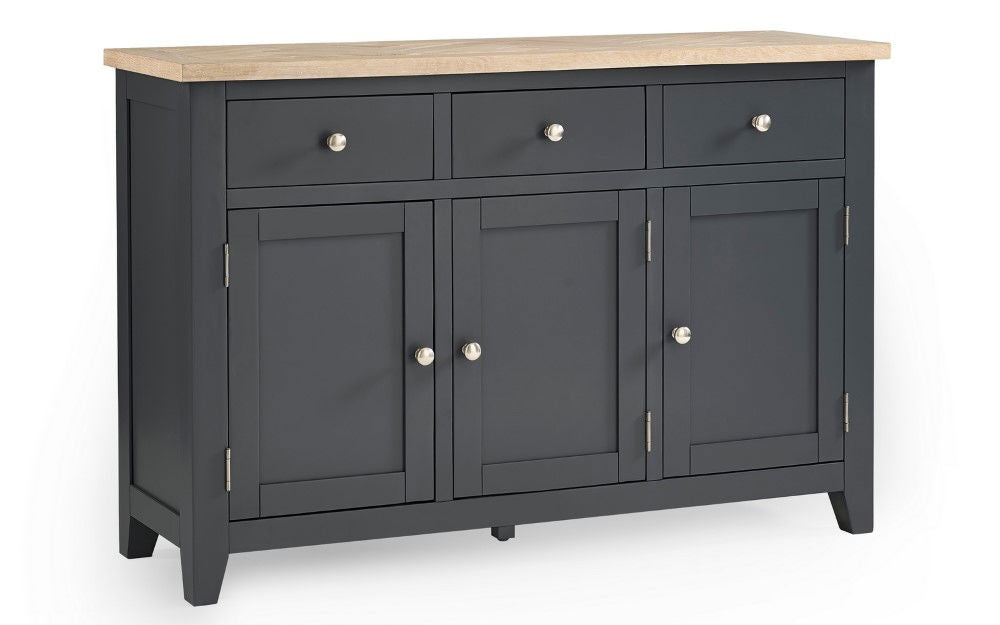 Bordeaux 3 Drawer 2 Door Sideboard - Julian Bowen
