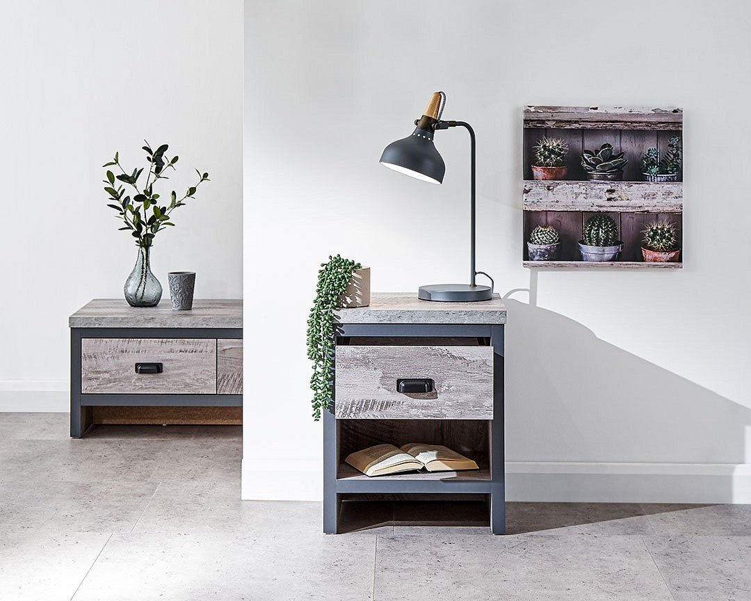 Boston 1 Drawer Lamp Table - GFW