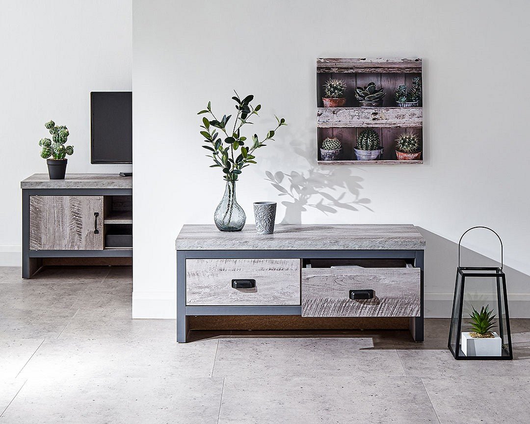 Boston 2 Drawer Coffee Table - GFW