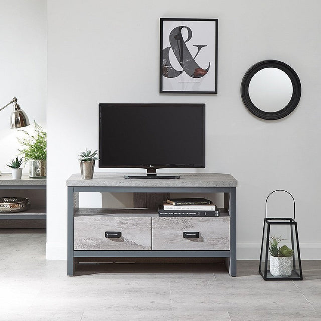 Boston 2 Drawer Corner TV Unit - GFW