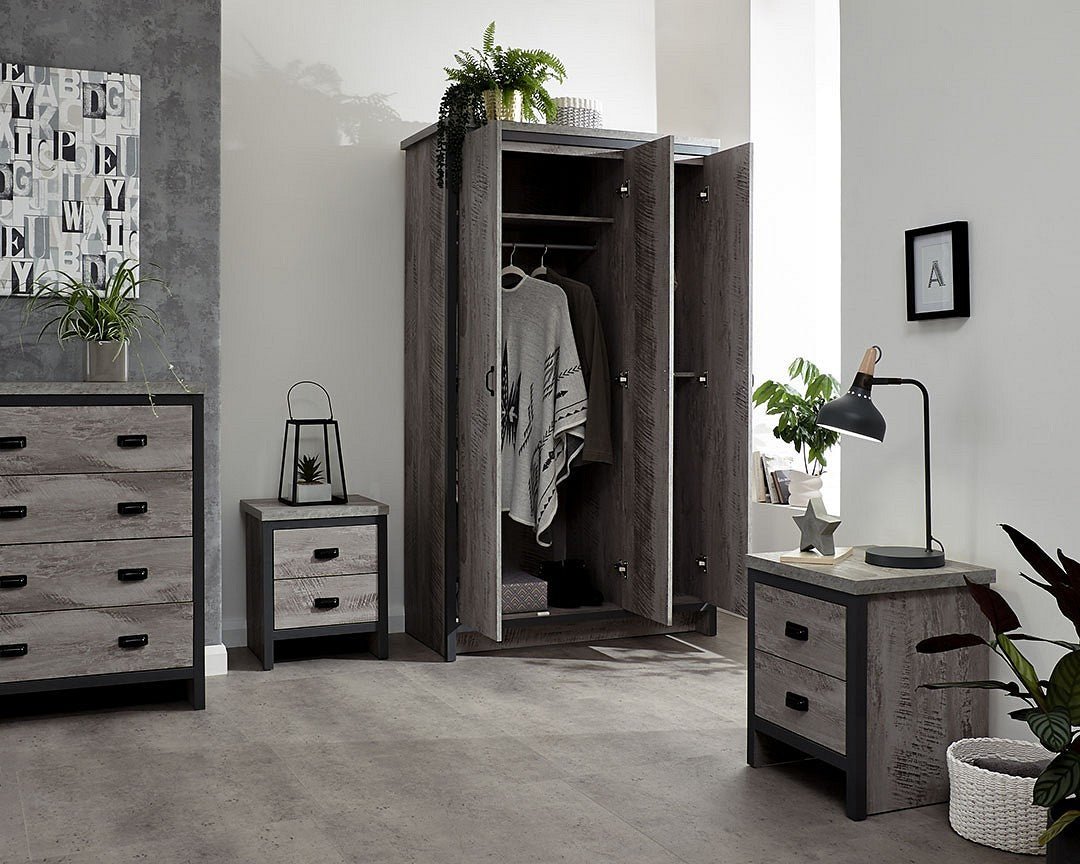 Boston Rustic 4 Piece Bedroom Set - GFW