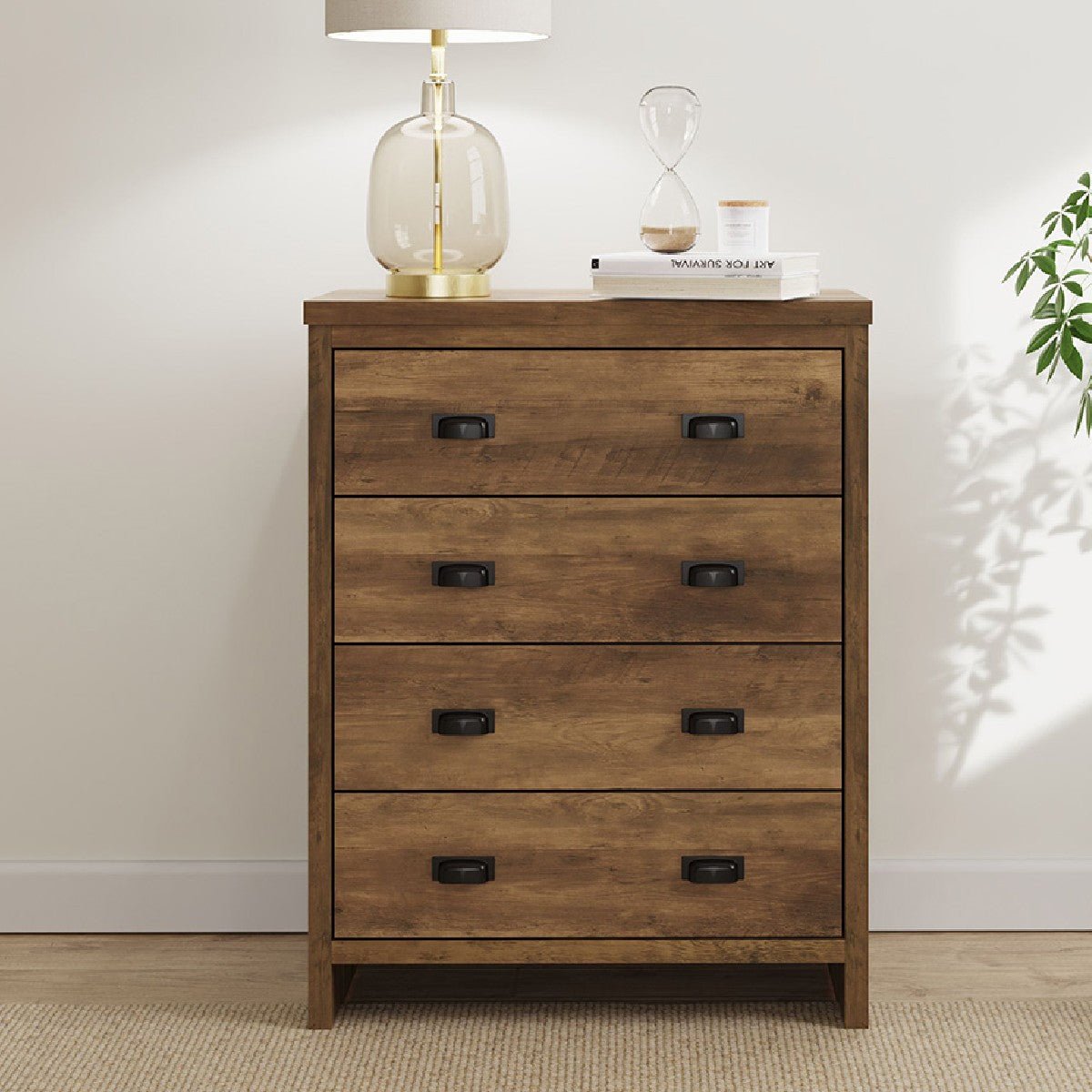 Boston Rustic 4 Piece Bedroom Set - GFW