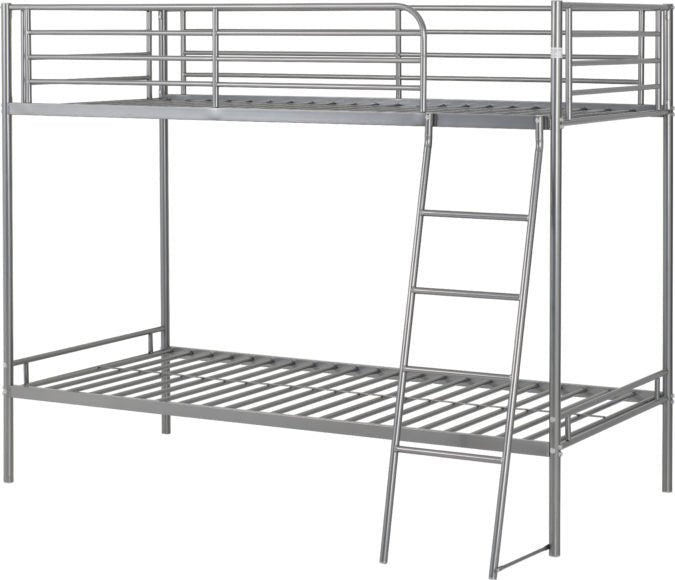 Brandon Metal Bunk Bed (3' Single) - Seconique