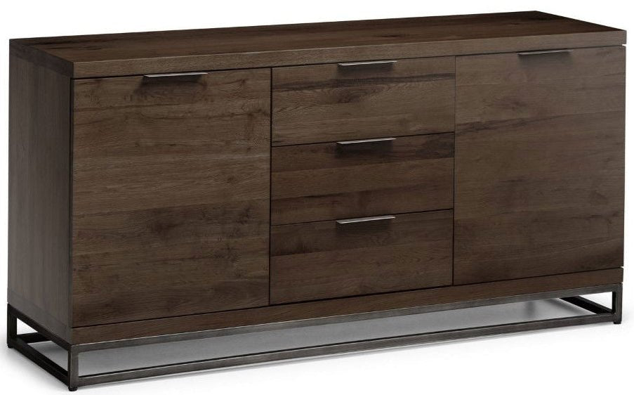Brooklyn 3 Drawer 2 Door Sideboard - Julian Bowen