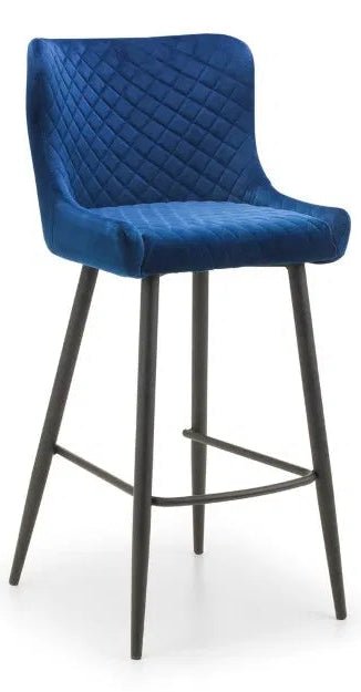 Brooklyn Bar Table and 2 Luxe Bar Stools - Julian Bowen