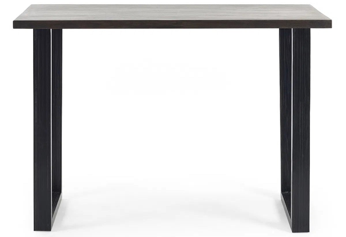 Brooklyn Bar Table and 2 Soho Faux Leather Bar Stools - Julian Bowen