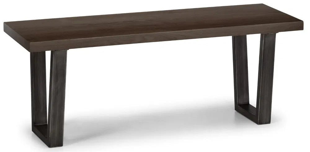 Brooklyn Dining Table and 2 Benches - Julian Bowen