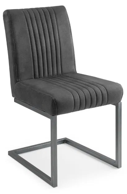 Brooklyn Dining Table and 6 Cantilever Chairs - Julian Bowen