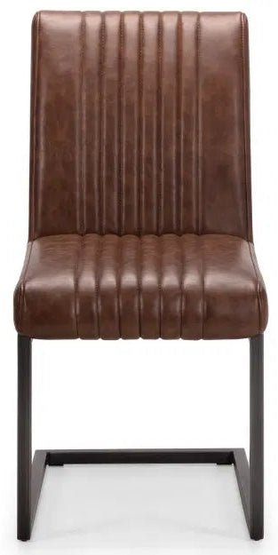 Brooklyn Dining Table and 6 Cantilever Chairs - Julian Bowen