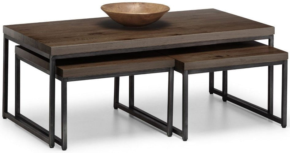 Brooklyn Nesting Coffee Tables - Julian Bowen