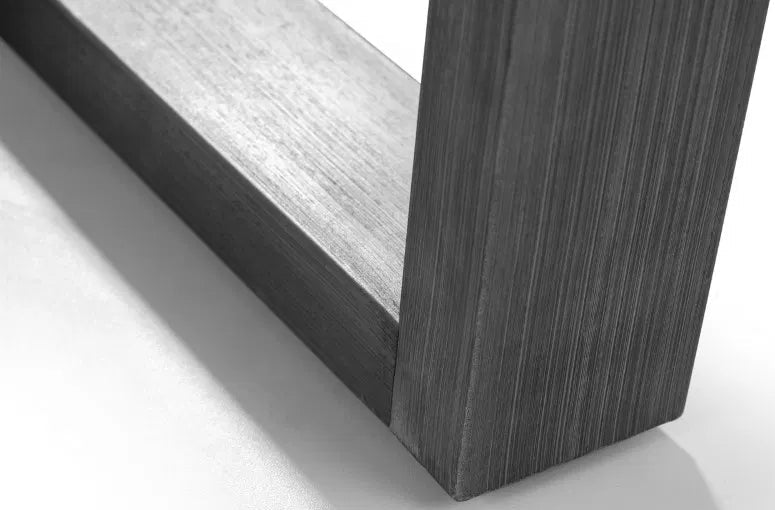 Brooklyn Solid Oak Top Round Dining Table with Metal Legs - Julian Bowen