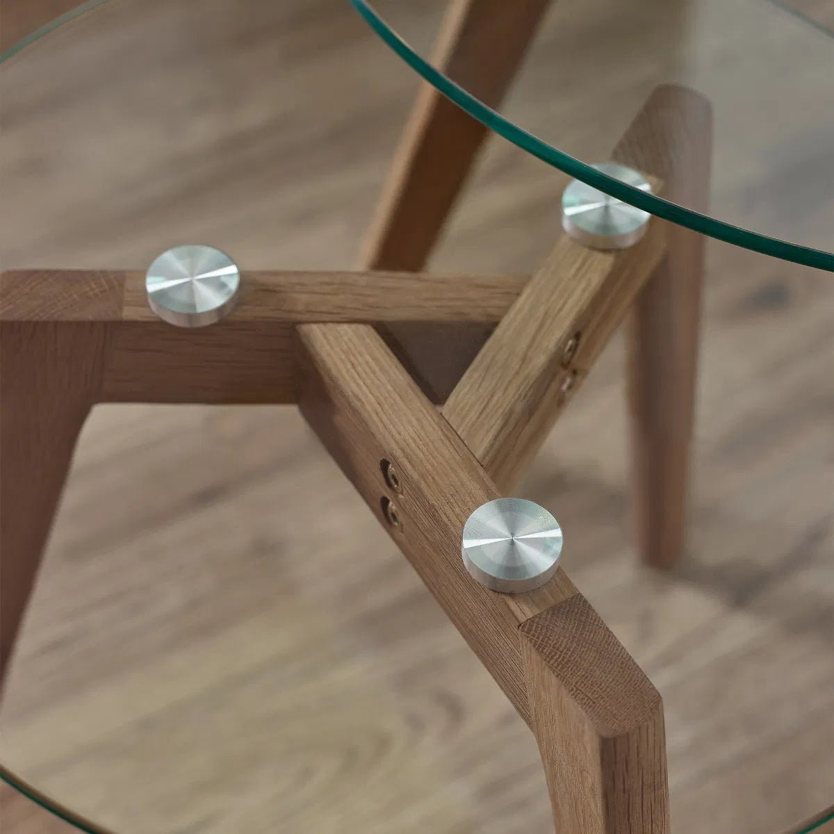 Bryant Nest of 2 Glass Tables - Julian Bowen