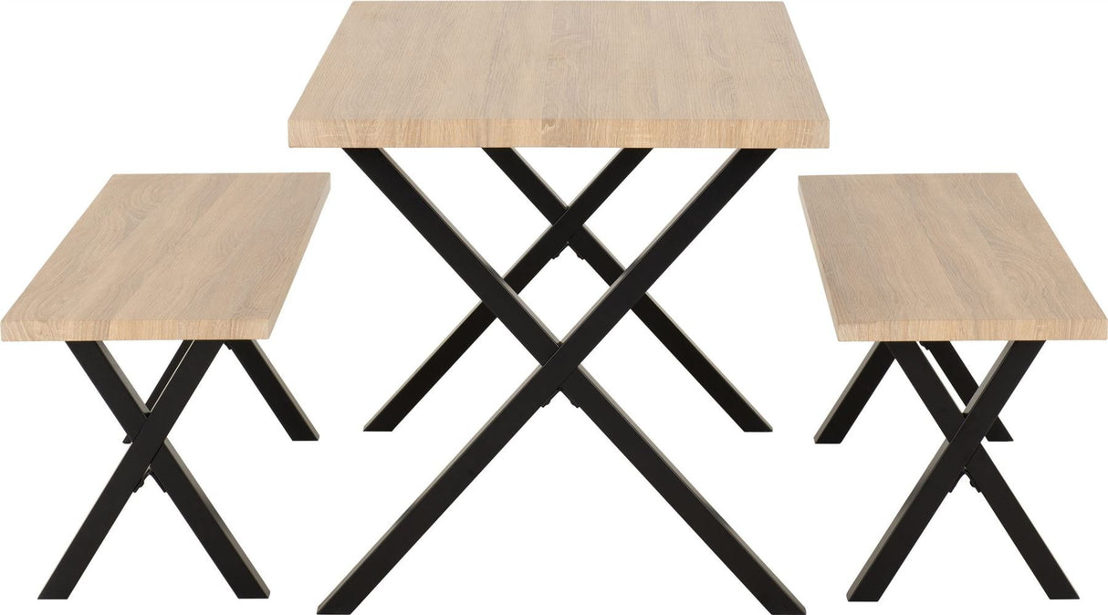 Buxton Dining Bench Set - Seconique