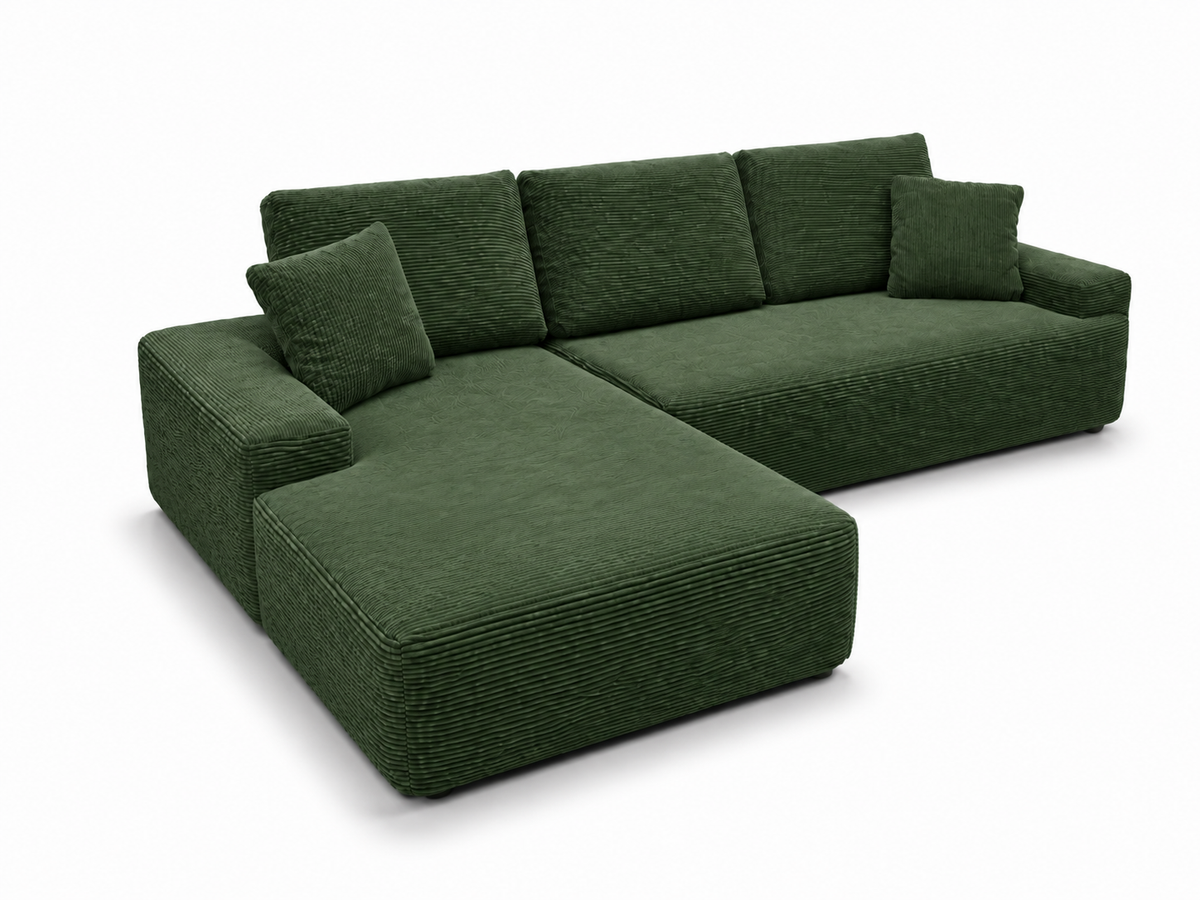 Cove Boneless Compressed Corner Chaise Sofa