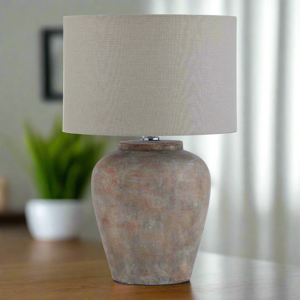 Siena Table Lamp with Linen Shade
