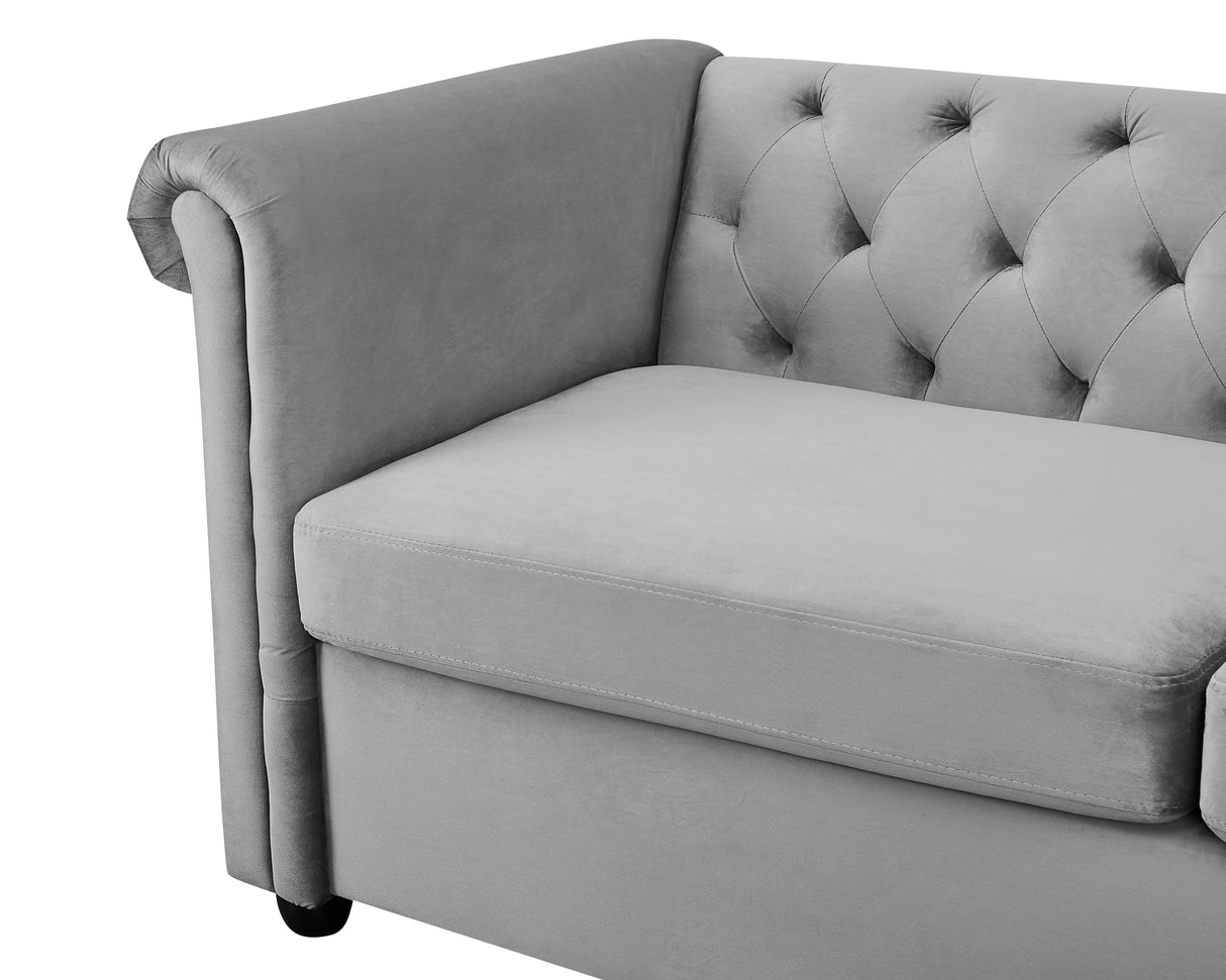 Cambridge Chester Velvet 3 Seater Sofa - TGC