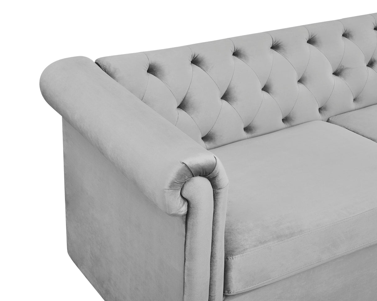 Cambridge Chester Velvet 3 Seater Sofa - TGC