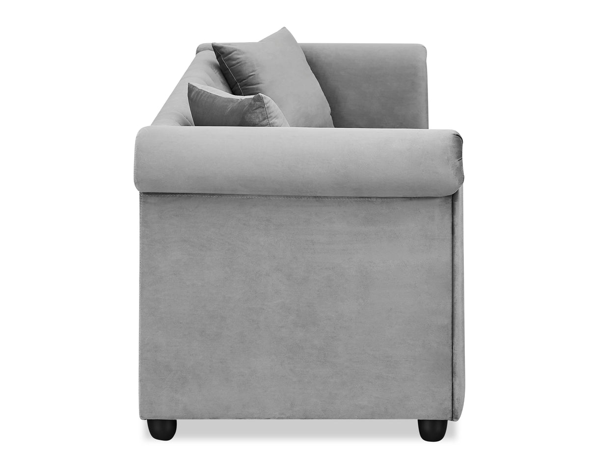 Cambridge Chester Velvet 3 Seater Sofa - TGC