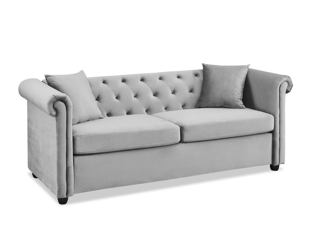 Cambridge Chester Velvet 3 Seater Sofa - TGC