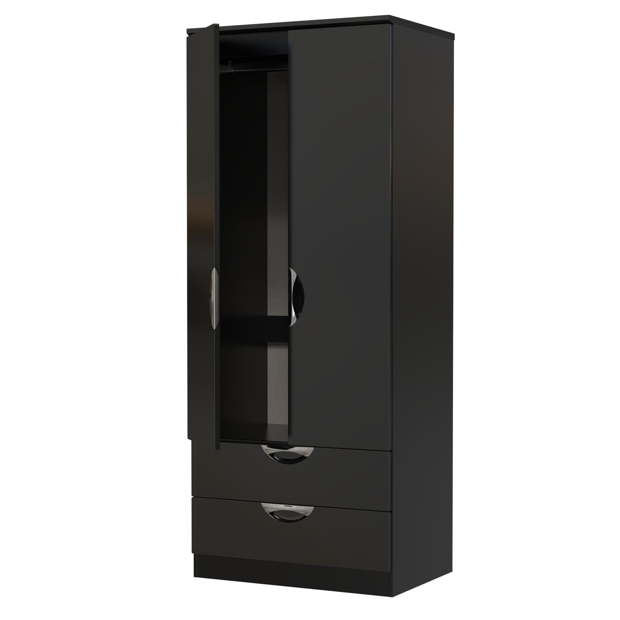 Camden 2 Door 2 Drawer Wardrobe - Welcome Furniture
