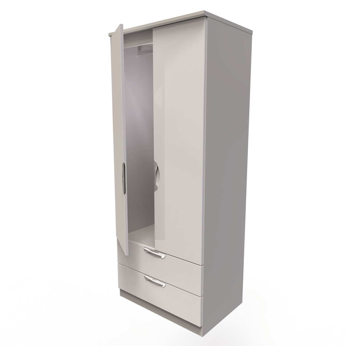 Camden 2 Door 2 Drawer Wardrobe - Welcome Furniture