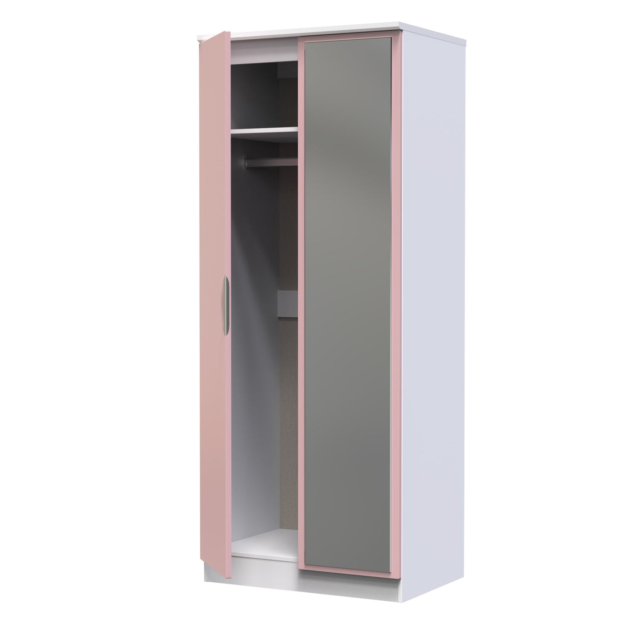Camden 2 Door Mirrored Wardrobe - Welcome Furniture
