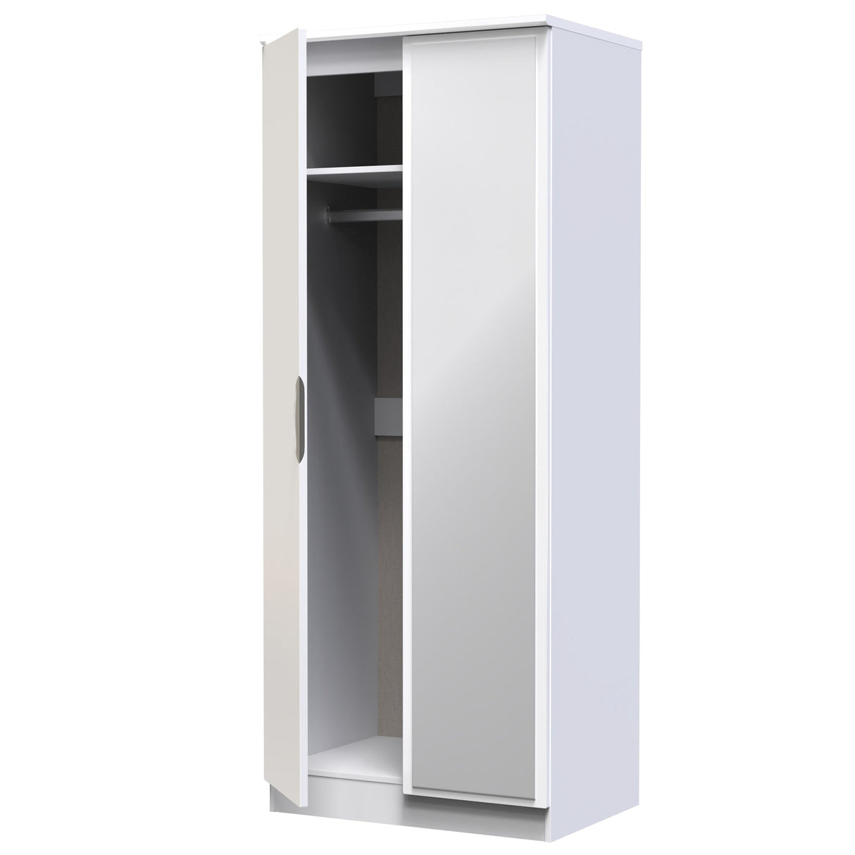 Camden 2 Door Mirrored Wardrobe - Welcome Furniture