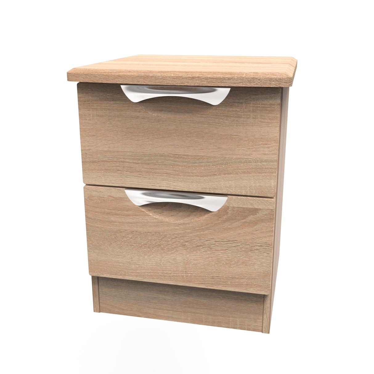Camden 2 Drawer Bedside Cabinet - Welcome Furniture