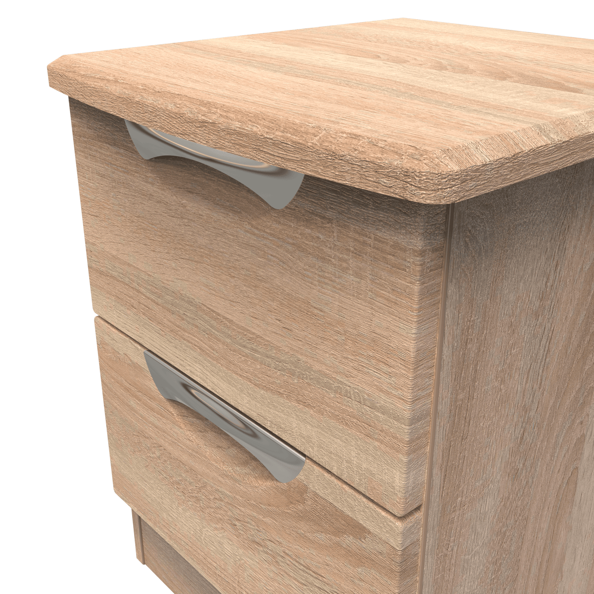 Camden 2 Drawer Bedside Cabinet - Welcome Furniture