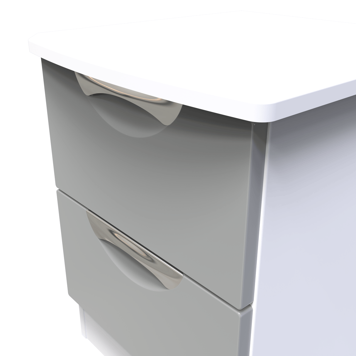 Camden 2 Drawer Bedside Cabinet - Welcome Furniture