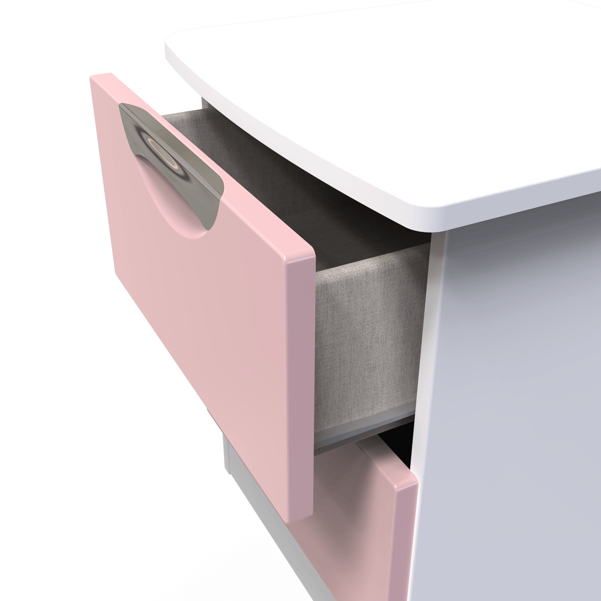 Camden 2 Drawer Bedside Cabinet - Welcome Furniture