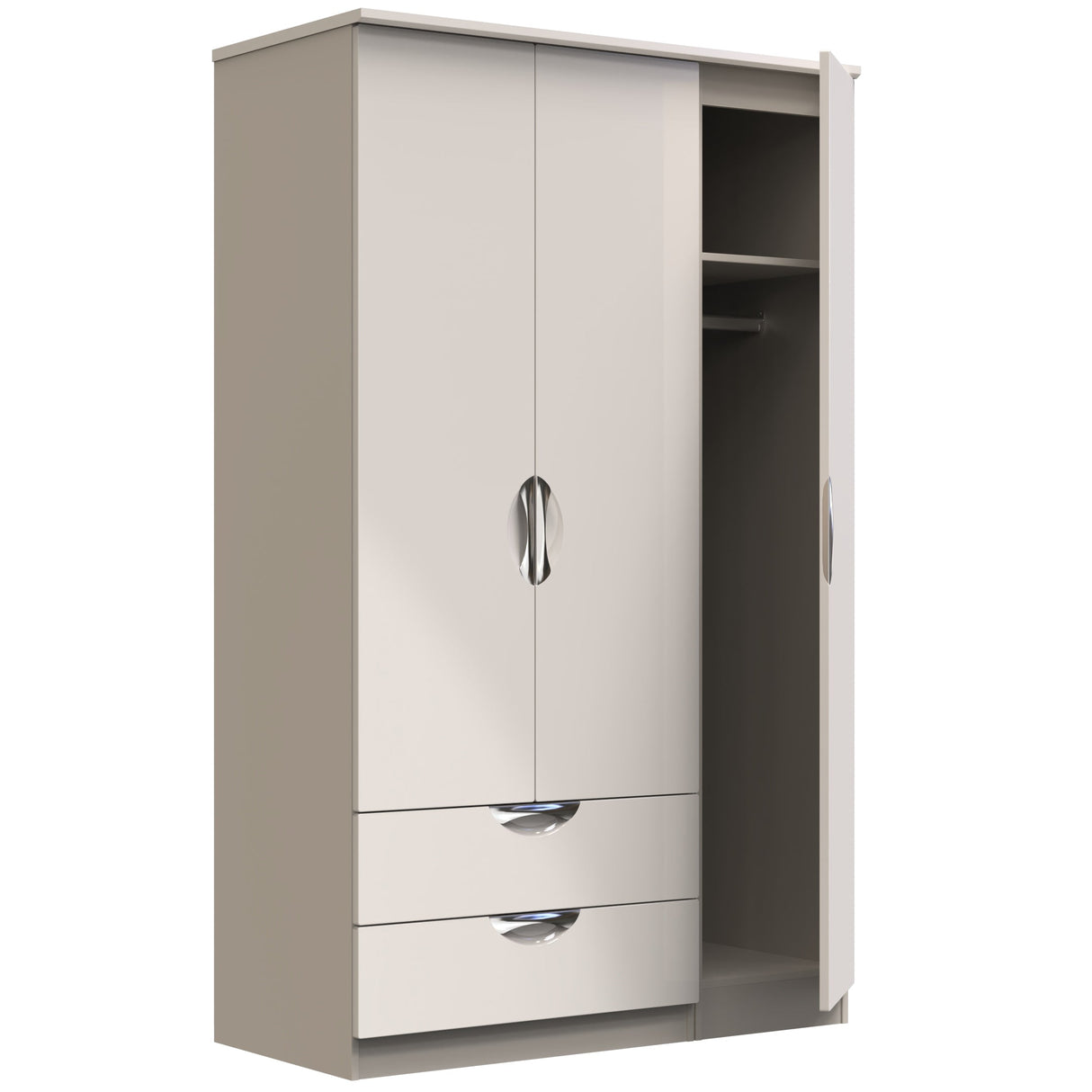 Camden 3 Door 2 Drawer Wardrobe - Welcome Furniture