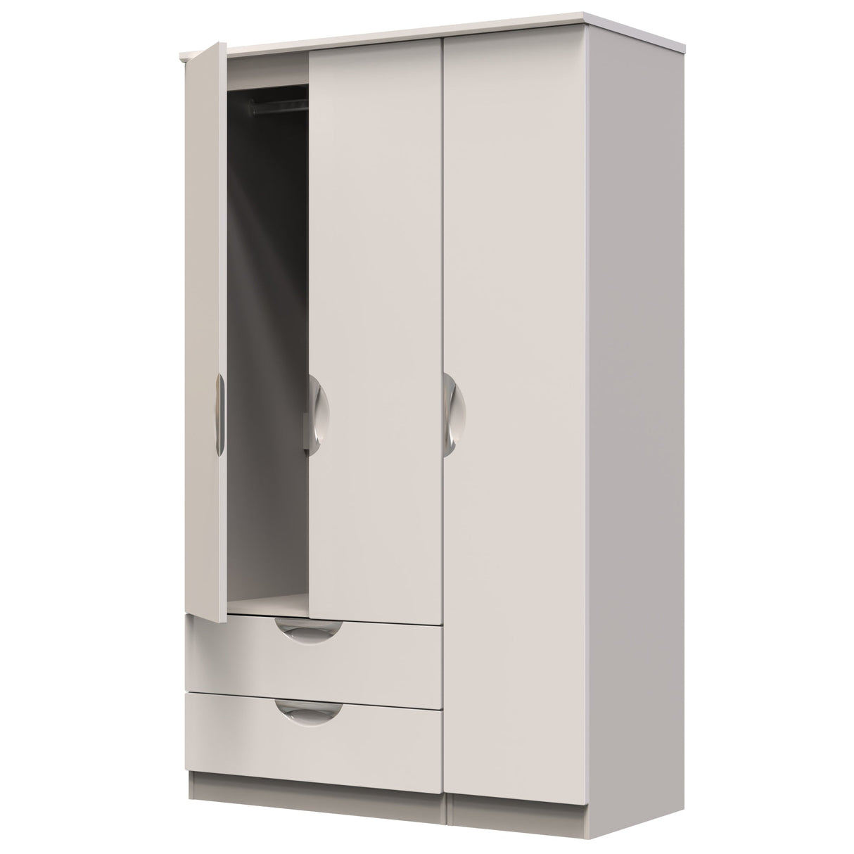Camden 3 Door 2 Drawer Wardrobe - Welcome Furniture