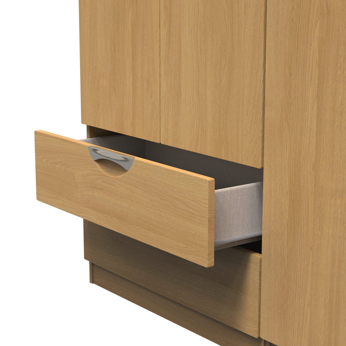 Camden 3 Door 2 Drawer Wardrobe - Welcome Furniture