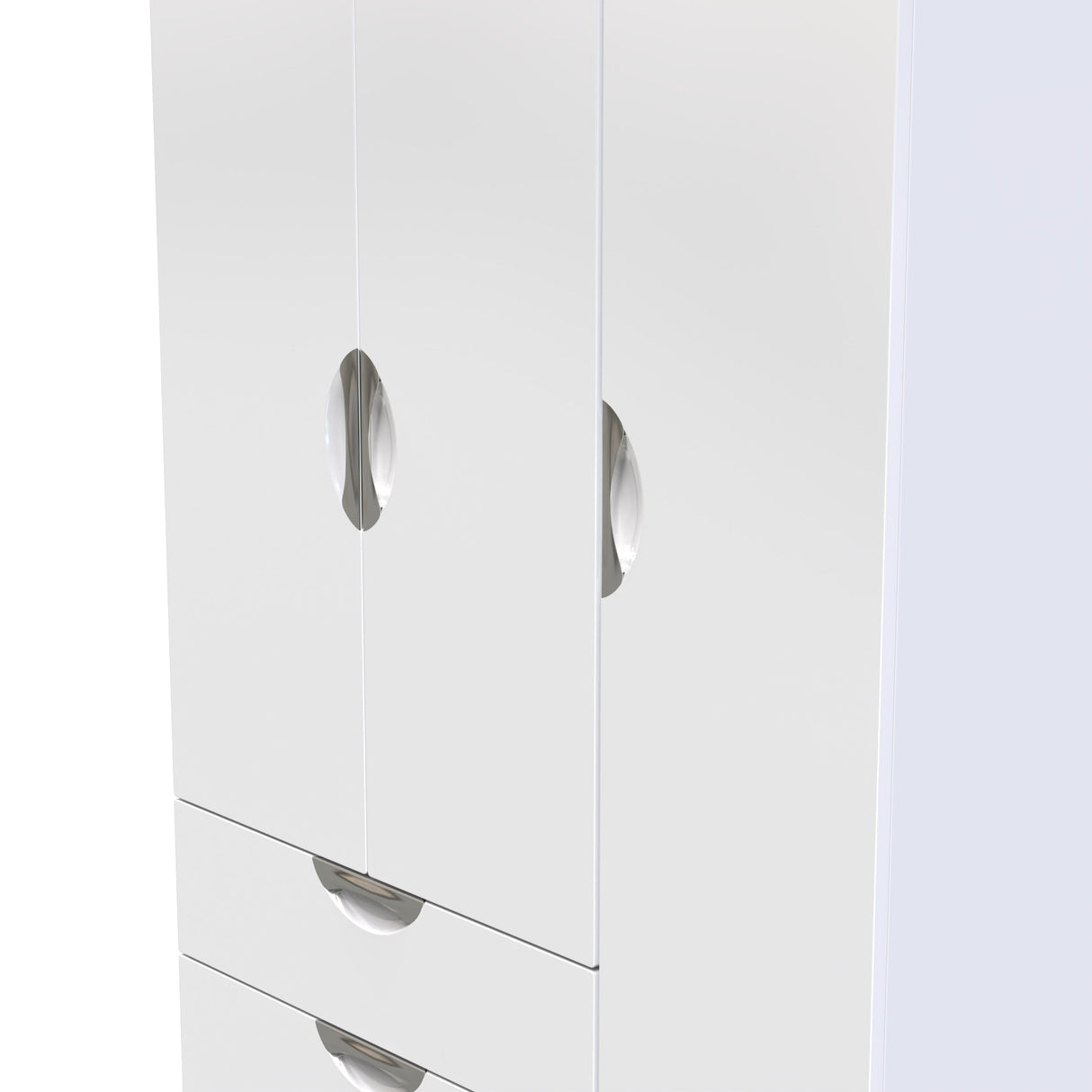Camden 3 Door 2 Drawer Wardrobe - Welcome Furniture