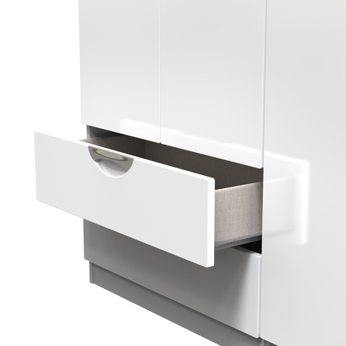 Camden 3 Door 2 Drawer Wardrobe - Welcome Furniture