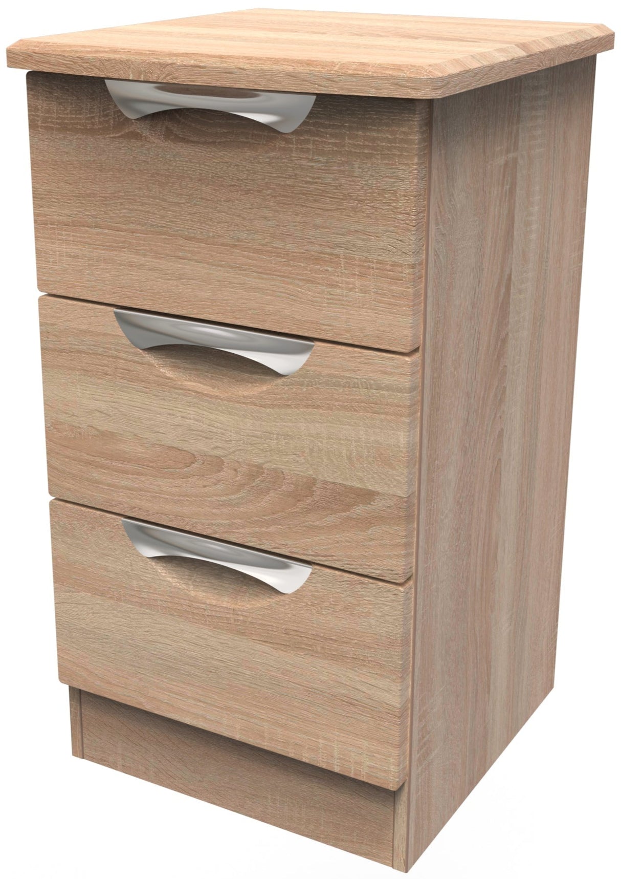 Camden 3 Drawer Bedside Cabinet - Welcome Furniture