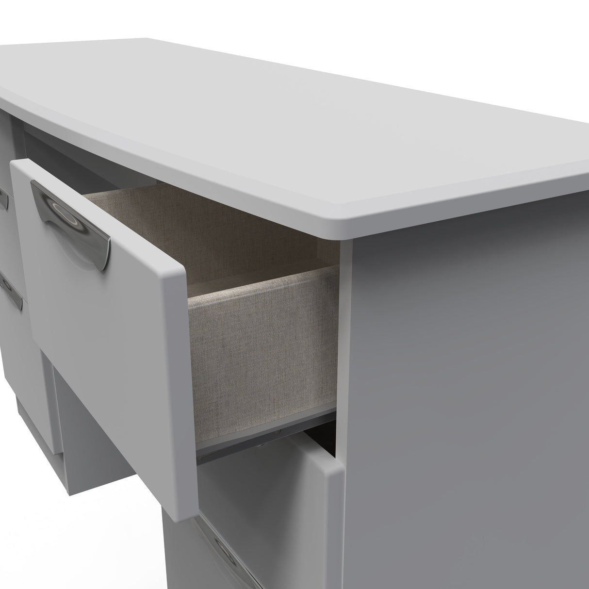 Camden Double Pedestal 6 Drawer Dressing Table - Welcome Furniture