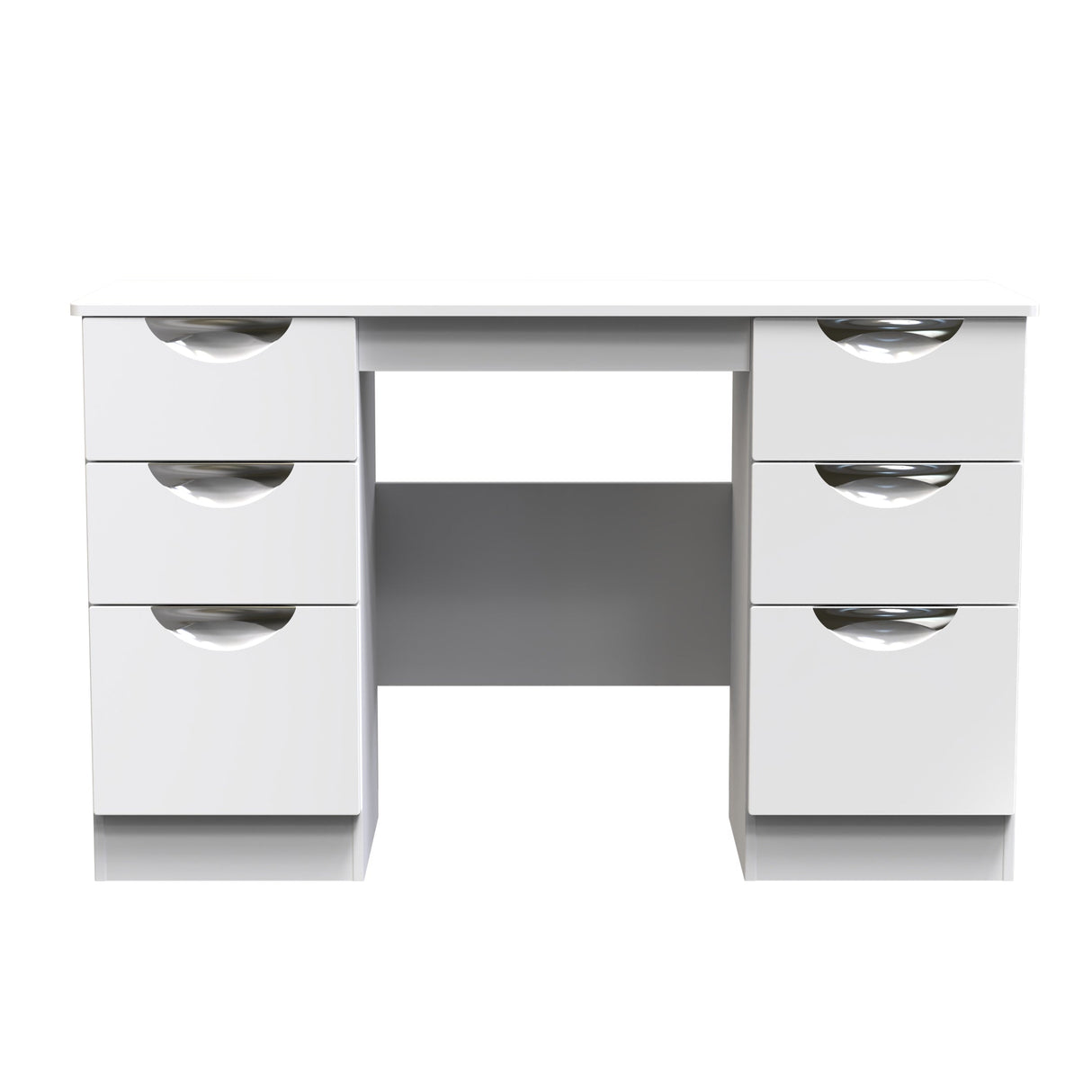 Camden Double Pedestal 6 Drawer Dressing Table - Welcome Furniture