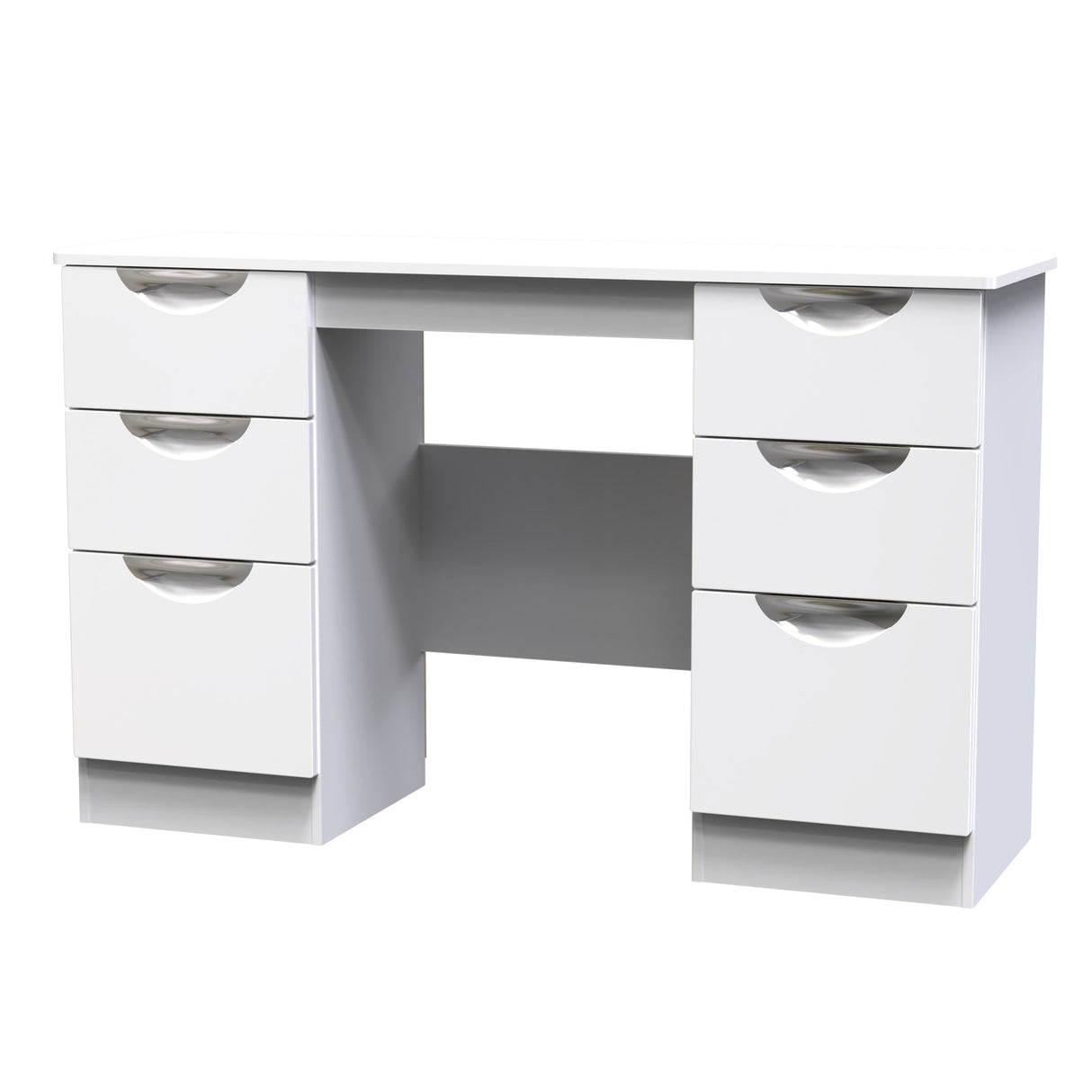 Camden Double Pedestal 6 Drawer Dressing Table - Welcome Furniture