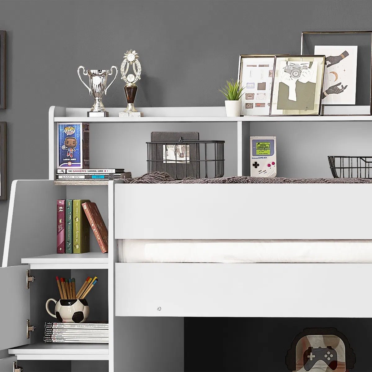 Camelot Staircase 3ft Bunk Bed - Julian Bowen