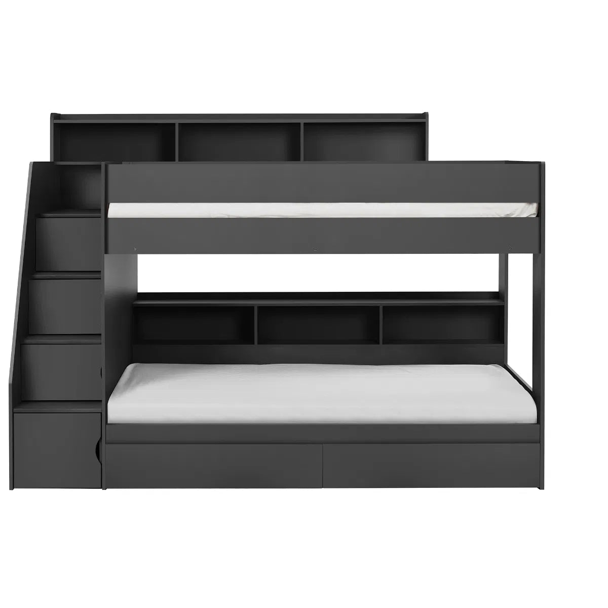 Camelot Staircase 3ft Bunk Bed - Julian Bowen