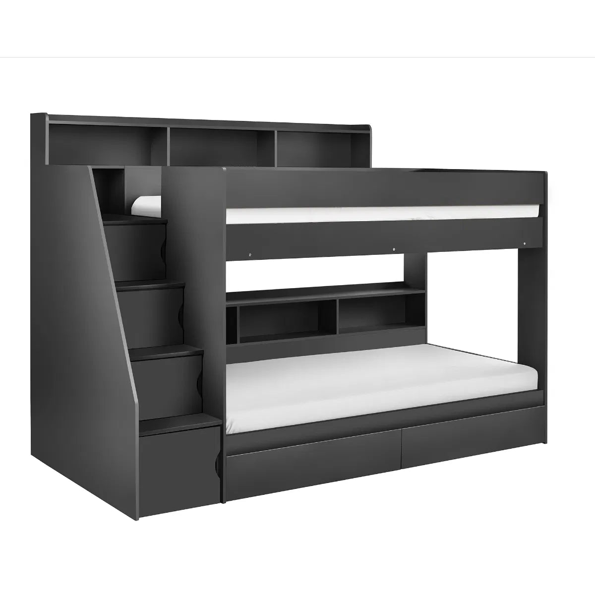 Camelot Staircase 3ft Bunk Bed - Julian Bowen