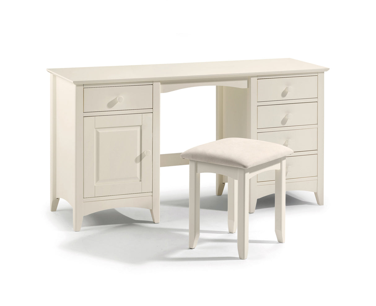 Cameo 1 Door 5 Drawer Dressing Table - Julian Bowen