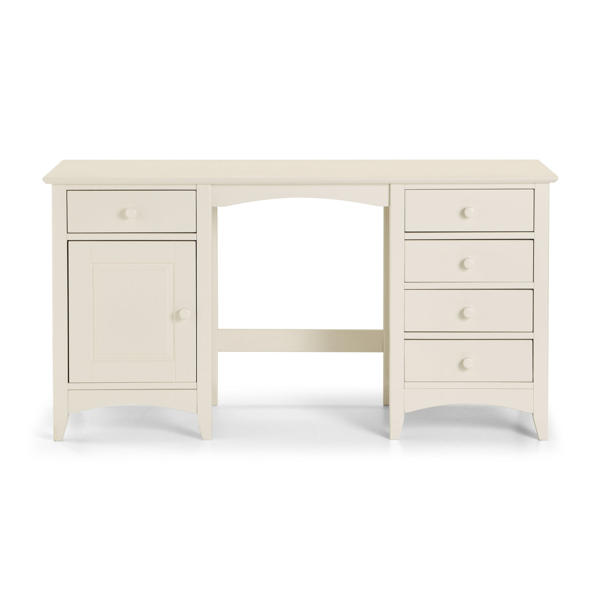 Cameo 1 Door 5 Drawer Dressing Table - Julian Bowen