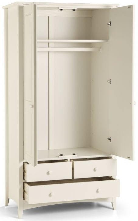Cameo 2 Door 3 Drawer Wardrobe - Julian Bowen
