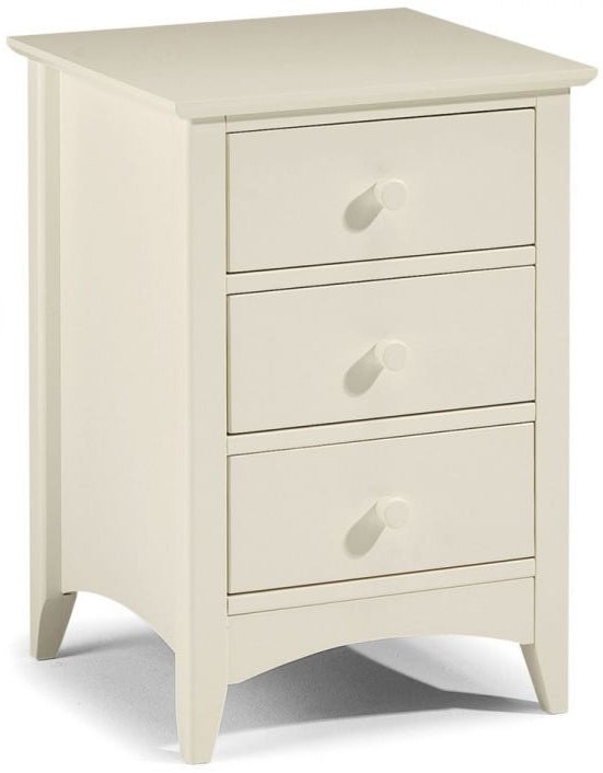Cameo 3 Drawer Bedside - Julian Bowen