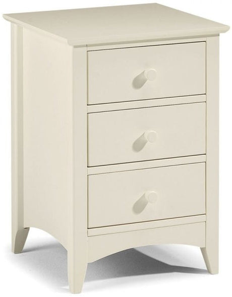 Cameo 3 Drawer Bedside - Julian Bowen